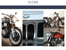 Tablet Screenshot of motorrad-fuchs.com